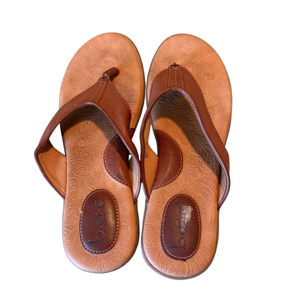 BOC Zita BC0019141 Sandals Women's US 9M Brown Toe Post Comfort Slip On Thong - Picture 4 of 6